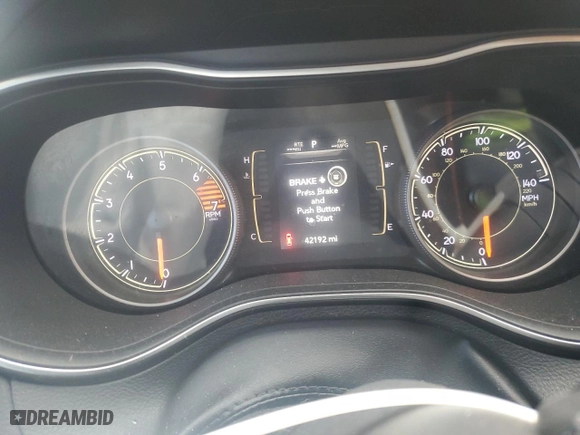 2019 Jeep Cherokee Latitude Plus with VIN 1C4PJMLB6KD492383, listed as a Copart auction lot 48172795 with 42,192 mi miles and Salvage Title. Bid and sale history available at carsss.com. Image 9.