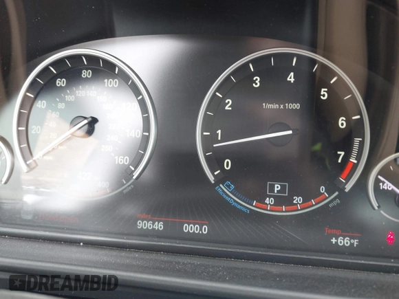 2015 BMW 5 Series 535i with VIN WBA5B1C59FG128828, listed as a IAAI auction lot 41655190 with 90,646 mi miles and . Bid and sale history available at carsss.com. Image 7.
