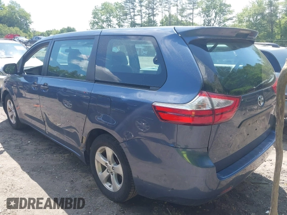 2016 Toyota Sienna L with VIN 5TDZK3DCXGS755834, listed as a IAAI auction lot 42385431 with 180,113 mi miles and . Bid and sale history available at DreamBid. Image 3.