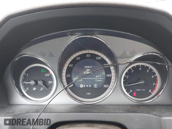 2011 Mercedes-Benz C-Class C 300 Sport with VIN WDDGF8BBXBR160983, listed as a IAAI auction lot 41996335 with 63,846 mi miles. Bid and sale history available at carsss.com. Image 7.