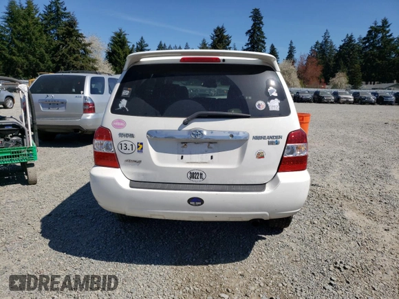2007 Toyota Highlander w/3rd Row z VIN JTEEW21A270043459, wystawiony jako Copart lot #53465235 z przebiegiem 225 036 mil mil oraz Szkoda całkowita • Salvage title. Historia ofert i sprzedaży dostępna na DreamBid. Obrazek 6.