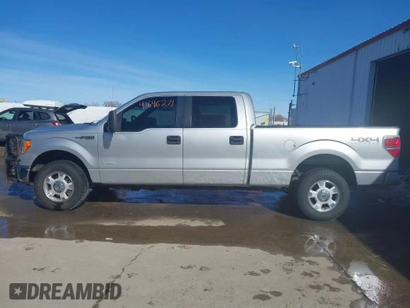 2011 Ford F-150 XLT with VIN 1FTFW1ET7BFC74071, listed as a IAAI auction lot 41646271 with 172,740 mi miles. Bid and sale history available at carsss.com. Image 14.