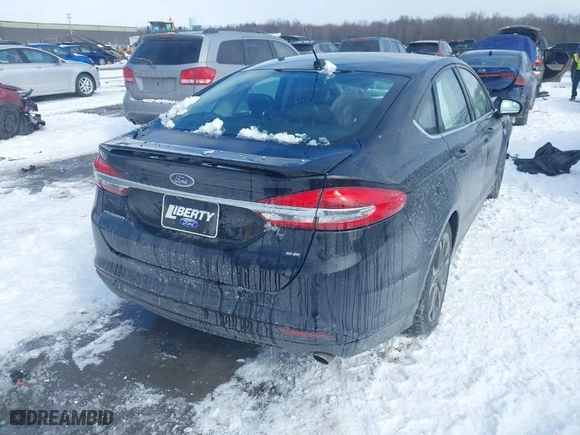 2018 Ford Fusion SE with VIN 3FA6P0H71JR114667, listed as a IAAI auction lot 41621378 with NaN miles. Bid and sale history available at carsss.com. Image 4.