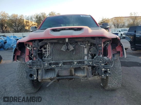 2021 Ram 1500 TRX with VIN 1C6SRFU93MN820101, listed as a Copart auction lot 86768004 with 34,960 mi miles and Salvage Title. Bid and sale history available at carsss.com. Image 5.