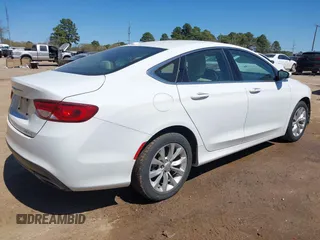 2015 Chrysler 200 C with VIN 1C3CCCCG1FN517290, listed as a IAAI auction lot 41813375 with 91,131 mi miles and . Bid and sale history available at DreamBid. Image 4.
