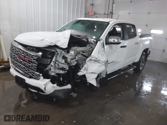 2021 GMC Canyon 4WD Denali with VIN 1GTG6EEN0M1229180, listed as a IAAI auction lot 41298304 with 55,865 mi miles. Bid and sale history available at carsss.com. Image 19.