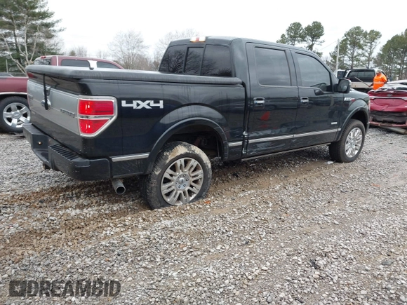 2013 Ford F-150 XL with VIN 1FTFW1ET5DFA49957, listed as a IAAI auction lot 41734397 with 265,121 mi miles. Bid and sale history available at carsss.com. Image 4.