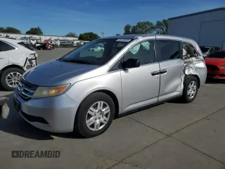 2012 Honda Odyssey LX with VIN 5FNRL5H22CB134614, listed as a Copart auction lot 50436565 with 122,219 mi miles and Salvage Title. Bid and sale history available at carsss.com. Image 1.