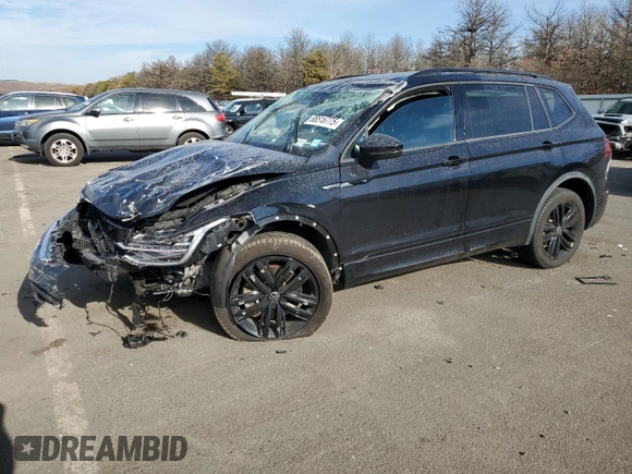 2022 Volkswagen Tiguan SE R-Line Black with VIN 3VV8B7AX4NM018976, listed as a Copart auction lot 88516775 with 49,139 mi miles and Non Repairable. Bid and sale history available at DreamBid. Image 1.
