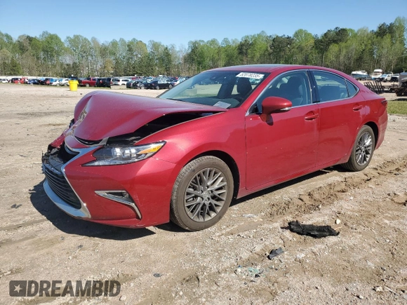 2018 Lexus ES with VIN 58ABK1GG8JU083963, listed as a Copart auction lot 52078235 with 40,689 mi miles and Salvage Title. Bid and sale history available at carsss.com. Image 1.