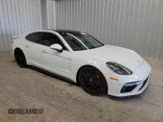 2017 Porsche Panamera Turbo with VIN WP0AF2A74HL150746, listed as a Copart auction lot 41706905 with 75,735 mi miles and Clean Title. Bid and sale history available at DreamBid. Image 4.