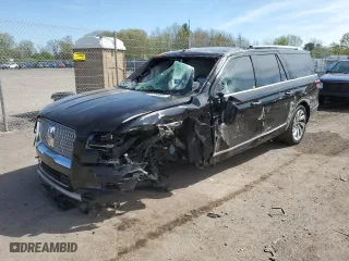 2023 Lincoln Navigator L Reserve with VIN 5LMJJ3LG4PEL03090, listed as a Copart auction lot 51995934 with 82,362 mi miles and Salvage Title. Bid and sale history available at carsss.com. Image 1.