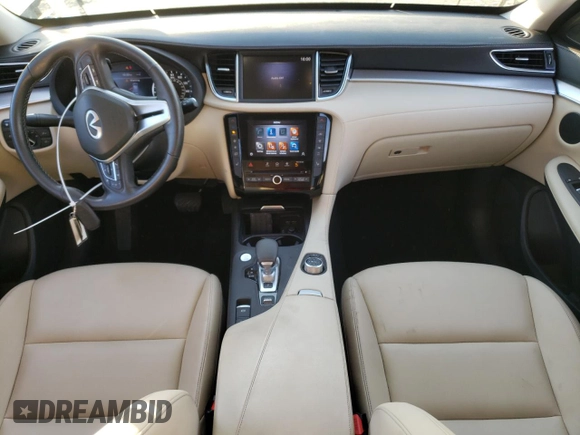 2021 Infiniti QX50 LUXE with VIN 3PCAJ5BA2MF125559, listed as a Copart auction lot 38032363 with 17,700 mi miles. Bid and sale history available at carsss.com. Image 8.
