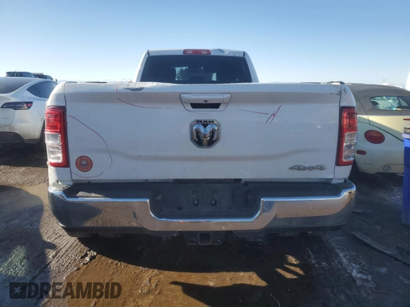 2021 Ram 3500 Big Horn with VIN 3C63RRHL6MG565416, listed as a Copart auction lot 41762375 with 143,562 mi miles and Salvage Title. Bid and sale history available at carsss.com. Image 6.