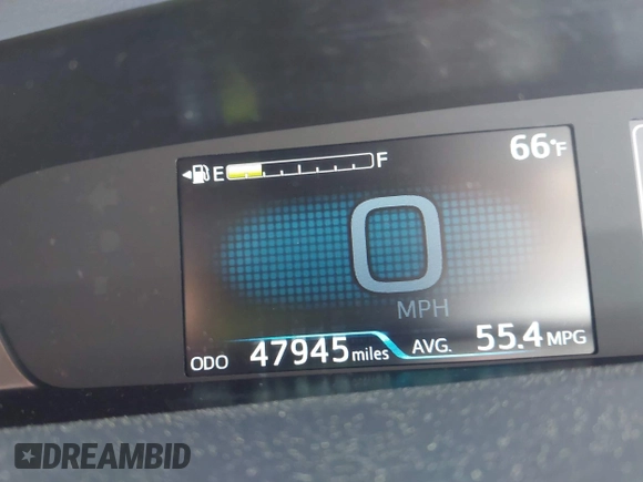 2022 Toyota Prius L Eco with VIN JTDKAMFU0N3176835, listed as a IAAI auction lot 41995548 with 47,945 mi miles and . Bid and sale history available at DreamBid. Image 15.