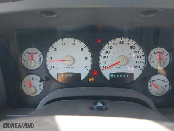 2003 Dodge Ram 2500 ST with VIN 3D7KA28D93G858890, listed as a IAAI auction lot 41468690 with 313,087 mi miles. Bid and sale history available at carsss.com. Image 7.