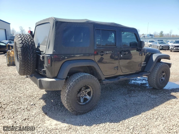 2017 Jeep Wrangler Unlimited Sport with VIN 1C4BJWDG2HL691946, listed as a Copart auction lot 53436415 with 75,700 mi miles and Salvage Title. Bid and sale history available at carsss.com. Image 3.