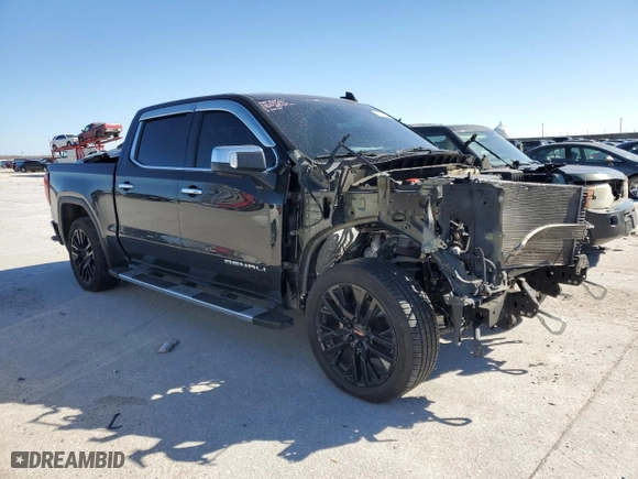 2020 GMC Sierra 1500 Denali with VIN 3GTU9FED7LG296690, listed as a Copart auction lot 88512155 with 121,951 mi miles and Salvage Title. Bid and sale history available at carsss.com. Image 4.
