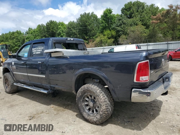 2018 Ram 2500 Laramie with VIN 3C6UR5KL0JG409826, listed as a Copart auction lot 59478665 with 262,261 mi miles and Salvage title. Bid and sale history available at DreamBid. Image 2.