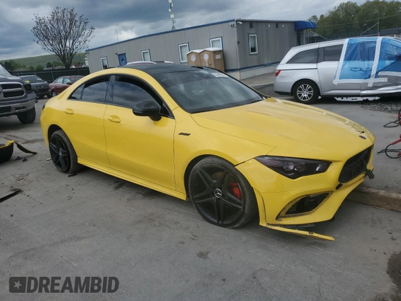2021 Mercedes-Benz CLA 250 with VIN W1K5J4HB7MN148466, listed as a Copart auction lot 55948395 with 30,066 mi miles and Salvage title. Bid and sale history available at DreamBid. Image 4.
