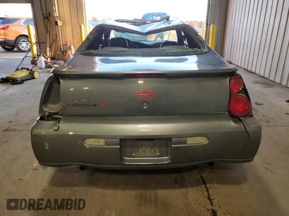 2004 Chevrolet Monte Carlo SS with VIN 2G1WX12K849416067, listed as a Copart auction lot 79493844 with 199,585 mi miles and Salvage Title. Bid and sale history available at carsss.com. Image 6.