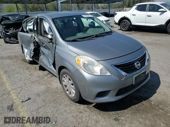 2012 Nissan Versa SV with VIN 3N1CN7AP0CL946595, listed as a Copart auction lot 59562915 with 107,228 mi miles and Salvage title. Bid and sale history available at DreamBid. Image 13.