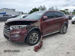 2018 Hyundai Tucson SEL z VIN KM8J33A48JU600723, wystawiony jako Copart lot #60367315 z przebiegiem Nie podano mil oraz Szkoda całkowita • Salvage title. Historia ofert i sprzedaży dostępna na DreamBid. Obrazek 1.