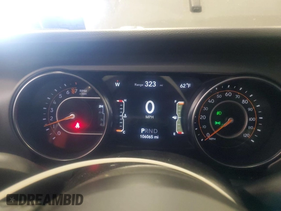 2021 Jeep Wrangler Sport S with VIN 1C4HJXAG7MW649964, listed as a Copart auction lot 59002685 with 106,065 mi miles and Salvage title. Bid and sale history available at DreamBid. Image 9.
