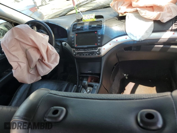 2006 Acura TSX Navi with VIN JH4CL96976C022498, listed as a Copart auction lot 69482864 with Not provided miles and Salvage title. Bid and sale history available at DreamBid. Image 8.