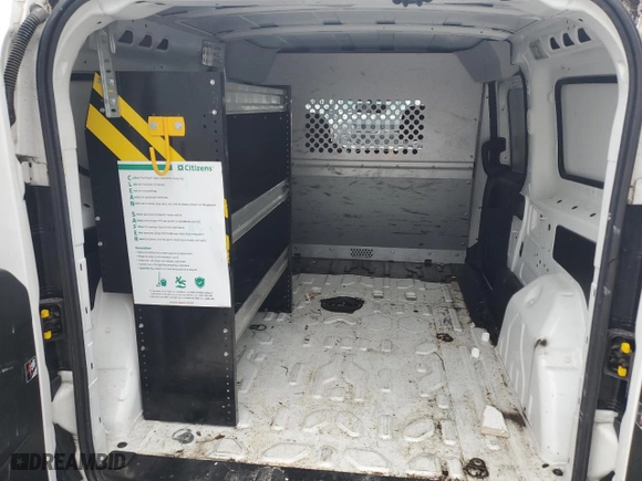 2019 Ram ProMaster City Cargo Van Tradesman with VIN ZFBHRFAB4K6N48548, listed as a Copart auction lot 47012605 with 96,254 mi miles and Salvage Title. Bid and sale history available at carsss.com. Image 10.