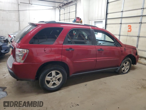 2005 Chevrolet Equinox LS with VIN 2CNDL23F756168474, listed as a Copart auction lot 49391535 with 72,288 mi miles and Salvage Title. Bid and sale history available at carsss.com. Image 3.
