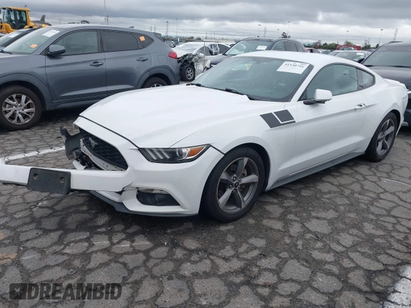 2016 Ford Mustang V6 with VIN 1FA6P8AM2G5292940, listed as a IAAI auction lot 41530716 with 96,876 mi miles and . Bid and sale history available at carsss.com. Image 17.