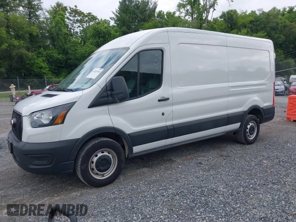 2022 Ford Transit Cargo with VIN 1FTBR1C85NKA74578, listed as a IAAI auction lot 42316744 with 63,376 mi miles and . Bid and sale history available at DreamBid. Image 18.