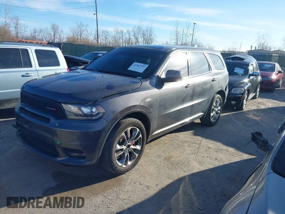 2019 Dodge Durango GT Plus with VIN 1C4RDJDG0KC645600, listed as a IAAI auction lot 41863307 with 92,415 mi miles and . Bid and sale history available at DreamBid. Image 17.