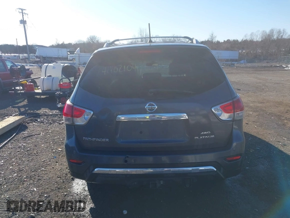 2013 Nissan Pathfinder SL with VIN 5N1AR2MM0DC606403, listed as a IAAI auction lot 41402104 with 128,644 mi miles and . Bid and sale history available at DreamBid. Image 16.