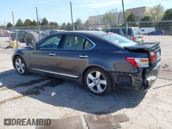 2010 Lexus LS 460 with VIN JTHBL5EF3A5099023, listed as a IAAI auction lot 41865321 with 136,845 mi miles and . Bid and sale history available at DreamBid. Image 15.