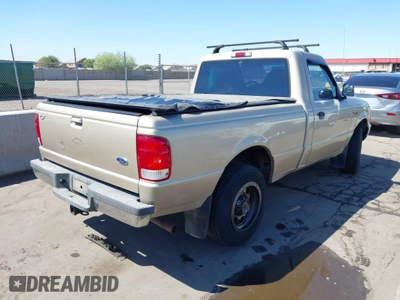 2000 Ford Ranger XL with VIN 1FTYR10CXYPA60122, listed as a IAAI auction lot 41879932 with 161,820 mi miles. Bid and sale history available at carsss.com. Image 4.
