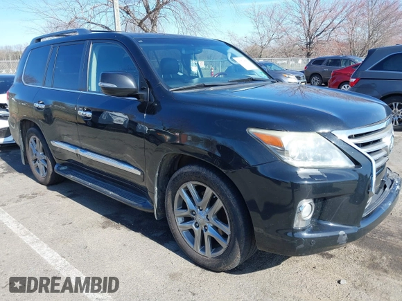 2013 Lexus LX 570 with VIN JTJHY7AX2D4099741, listed as a IAAI auction lot 41870475 with 264,966 mi miles and . Bid and sale history available at DreamBid. Image 1.