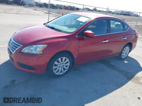 2013 Nissan Sentra S with VIN 3N1AB7AP7DL706915, listed as a IAAI auction lot 41883121 with 151,706 mi miles and . Bid and sale history available at DreamBid. Image 6.