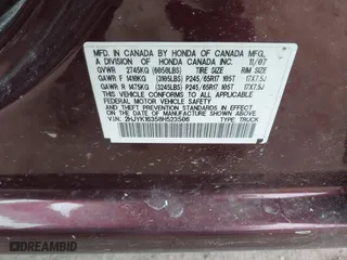2008 Honda Ridgeline RTX with VIN 2HJYK16358H523506, listed as a IAAI auction lot 41413552 with 271,210 mi miles. Bid and sale history available at carsss.com. Image 9.