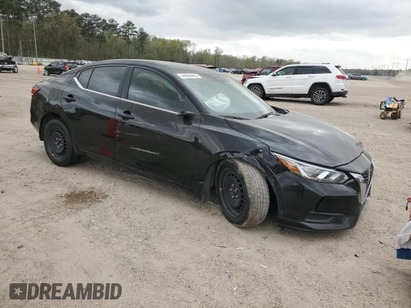 2021 Nissan Sentra S with VIN 3N1AB8BVXMY303307, listed as a Copart auction lot 49830495 with 66,832 mi miles and Salvage Title. Bid and sale history available at DreamBid. Image 4.