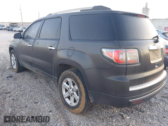 2014 GMC Acadia SLE with VIN 1GKKRPKD3EJ224571, listed as a IAAI auction lot 41748560 with 186,850 mi miles. Bid and sale history available at carsss.com. Image 3.