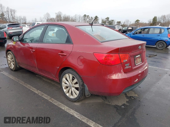 2011 Kia Forte SX with VIN KNAFW4A36B5387987, listed as a IAAI auction lot 41421863 with 157,305 mi miles. Bid and sale history available at carsss.com. Image 3.