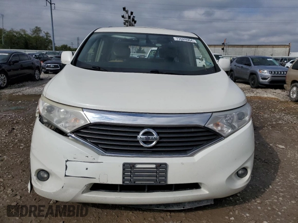 2015 Nissan Quest S with VIN JN8AE2KP6F9120020, listed as a Copart auction lot 73989904 with 0 mi miles and Salvage Title. Bid and sale history available at carsss.com. Image 5.