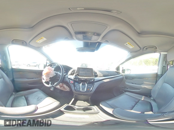 2018 Honda Odyssey Elite with VIN 5FNRL6H95JB062033, listed as a Copart auction lot 63732915 with 105,234 mi miles and Salvage title. Bid and sale history available at DreamBid. Image 15.
