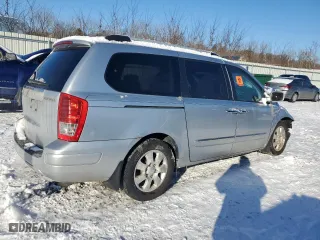 2007 Hyundai Entourage GLS with VIN KNDMC233776025544, listed as a Copart auction lot 87637075 with 0 mi miles and Salvage Title. Bid and sale history available at carsss.com. Image 3.