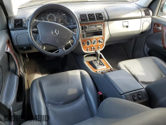 1999 Mercedes-Benz M-Class with VIN 4JGAB54E6XA078297, listed as a Copart auction lot 78088564 with 208,288 mi miles and Salvage Title. Bid and sale history available at carsss.com. Image 8.