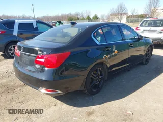 2015 Acura RLX Tech Pkg with VIN JH4KC1F52FC001682, listed as a IAAI auction lot 41823813 with 83,011 mi miles. Bid and sale history available at carsss.com. Image 4.
