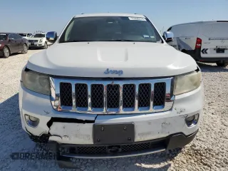 2013 Jeep Grand Cherokee Overland with VIN 1C4RJECG0DC526045, listed as a Copart auction lot 75358074 with 134,943 mi miles and Clean Title. Bid and sale history available at carsss.com. Image 5.