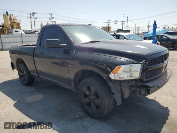 2014 Ram 1500 Express with VIN 3C6JR6AT0EG211246, listed as a Copart auction lot 52422495 with 83,530 mi miles and Salvage title. Bid and sale history available at DreamBid. Image 4.